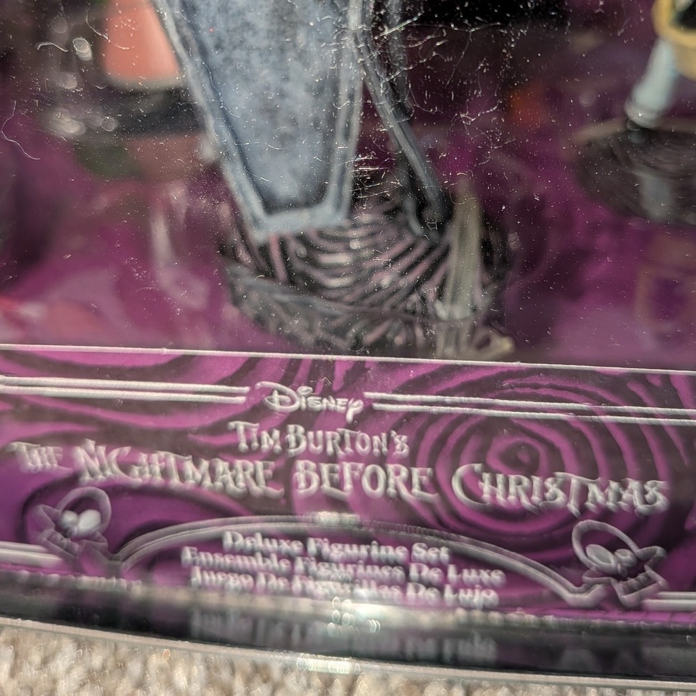 Disney The Nightmare Before Christmas Deluxe 9 Piece Figurine Set Jack Sally - Picture 3 of 9